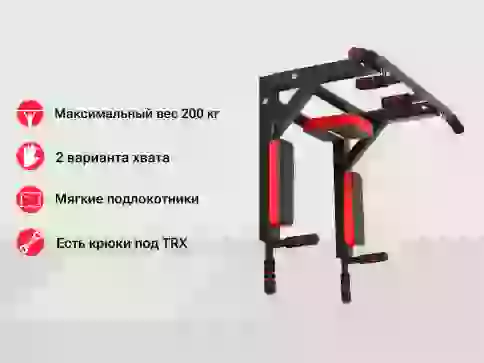 Турник настенный 3 в 1 UNIX Fit PULL UP 200 - 2
