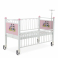 Кровать детская Med-Mos DM-0124S Тип 3, Вариант 3.1 (розов) ТУ 32.50.30-21-98238288-2020 с матрасом - 1